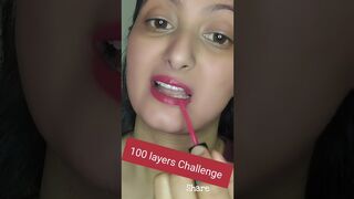 100 Layers Challenge ???????? #100layerchallenge#viral#shortsfeed#shorts#short#tiktokchallenge#challenge