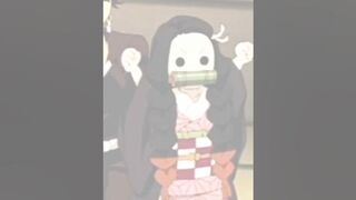 demon slayer swordsman village arc viral clip#anime top viral clip#nezuko cutest momment