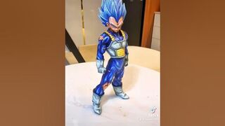 2D VEGETA BLUE #figure #dragonball #dragonballz #dragonballsuper #dbz #anime #vegeta #vegetablue