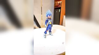 2D VEGETA BLUE #figure #dragonball #dragonballz #dragonballsuper #dbz #anime #vegeta #vegetablue