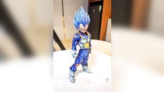 2D VEGETA BLUE #figure #dragonball #dragonballz #dragonballsuper #dbz #anime #vegeta #vegetablue