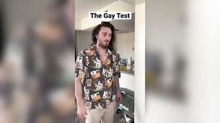 the gay test #shorts #comedy #funny