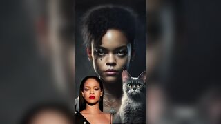 celebrity singers cat #celebrity #viral #female #singers #rihanna #arianagrande #cat #pets #pet