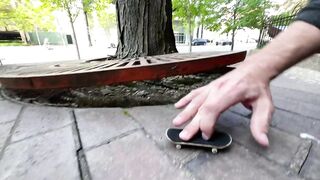 Epic Fingerboarding Challenge in the City!