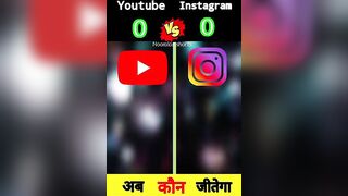 Youtube VS Instagram I❓#shorts I #youtubeshorts I #YouTube I #instagram @MRINDIANHACKER