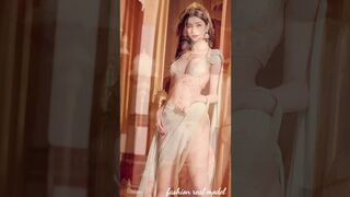 Western Indian Fusion Sari Styling AI | AI ART | AI LOOK | AI MODELS|