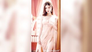 Western Indian Fusion Sari Styling AI | AI ART | AI LOOK | AI MODELS|