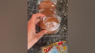 Irresistible Japanese anime Doraemon Dorayaki dessert!