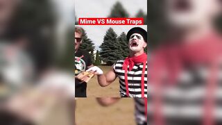 Mime VS Mouse Traps… #fail #funny #shorts