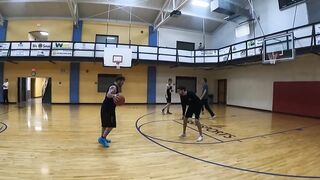 2v2 #basketball ???? 5 games to 12 I went 5-0 and put up 45 points #mixtape