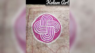 #kolam Art#beautiful Kolam Designs#blessed With Yoga Tamil#simple Kolams#Trend rangoli# Begginer