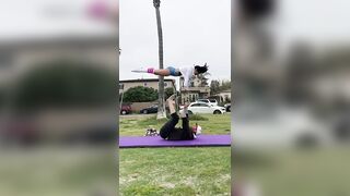 Acro yoga beginner