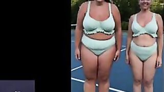 SWIM SETS I have 36J boobs and tried the same bikinis as my 32F friend – people say we’re both ‘beau