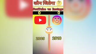 YouTube vs Instagram ???????? कौन जितेगा ???????? #viral #instagram #youtube