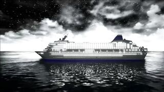 Cruise Ship at Unreal Engine. Preview of one of my 3D models, testing Water Body Ocean and Sun Sky.