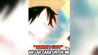 kata bijak anime #luffy1 #onepiece #luffy #anime