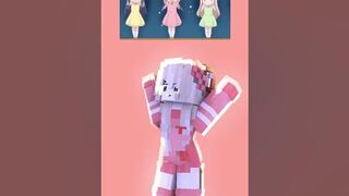 Toca Toca Anime Dance | Minecraft Animation #shorts