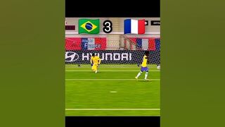 Brazil vs France || Final || Penalty #gaming #football #games #gamingvideos #penalty #shorts