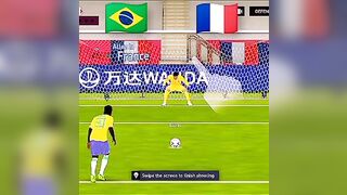 Brazil vs France || Final || Penalty #gaming #football #games #gamingvideos #penalty #shorts