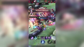 Karrie : aw aw aw #video #drama #shorts #karrie #mobilelegends #games #gabut