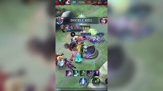 Karrie : aw aw aw #video #drama #shorts #karrie #mobilelegends #games #gabut