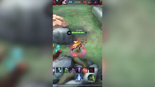 Karrie : aw aw aw #video #drama #shorts #karrie #mobilelegends #games #gabut