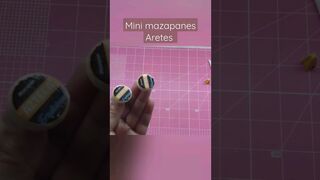 Tutorial Mini mazapanes Aretes de Porcelana Fría o Pasta Flexible.