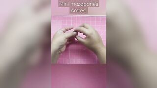 Tutorial Mini mazapanes Aretes de Porcelana Fría o Pasta Flexible.