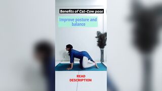 cat & cow pose / #yoga #short #health