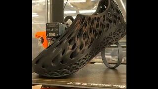 Ataraxia ART Making Shoes from Black Flexible PLA