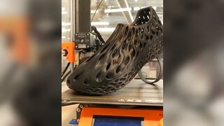 Ataraxia ART Making Shoes from Black Flexible PLA