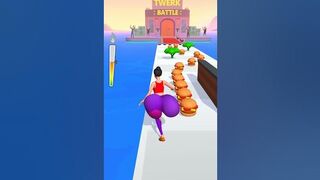 twerk race 3D running game short video level 6 #shorts #gaming