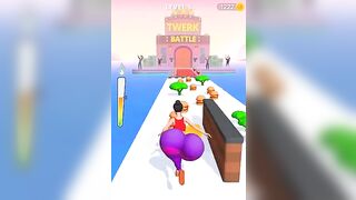 twerk race 3D running game short video level 6 #shorts #gaming