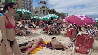 Copacabana Beach Walk | Rio de Janeiro, Brazil [4K UHD 60 fps]