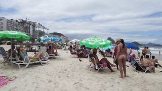 Copacabana Beach Walk | Rio de Janeiro, Brazil [4K UHD 60 fps]