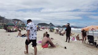 Copacabana Beach Walk | Rio de Janeiro, Brazil [4K UHD 60 fps]