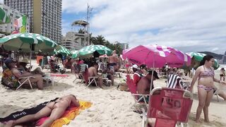 Copacabana Beach Walk | Rio de Janeiro, Brazil [4K UHD 60 fps]