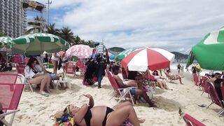 Copacabana Beach Walk | Rio de Janeiro, Brazil [4K UHD 60 fps]