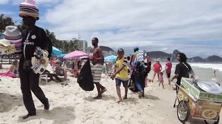 Copacabana Beach Walk | Rio de Janeiro, Brazil [4K UHD 60 fps]