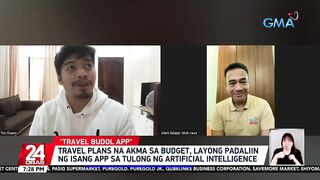 Travel plans na akma sa budget, layong padaliin ng isang app sa tulong ng artificial... | 24 Oras