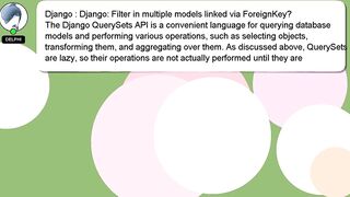 Django : Django: Filter in multiple models linked via ForeignKey?