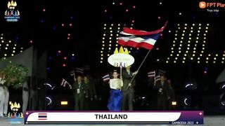 32nd SEA GAMES | PARADE OF NATIONS | Cambodia 2023 Opening Ceremony