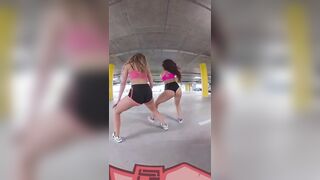 Twerk in the parking???? #vrkings #dancer #twerk #funny #parking