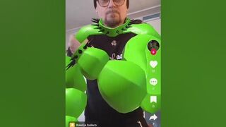 So this happened. flyAR got to make a TikTok effect for Käärijä ????????????CHA CHA CHA…