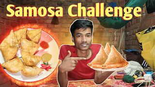 Samosa Challenge Garib Chandan || Spice Samosa Challenge#samosa #challenge ???? समोसा challenge