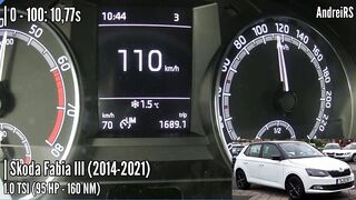 Skoda Fabia - Acceleration Compilation