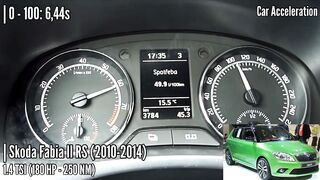 Skoda Fabia - Acceleration Compilation