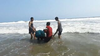 Sea beach masti || masti at sea beach || #dailyvlog