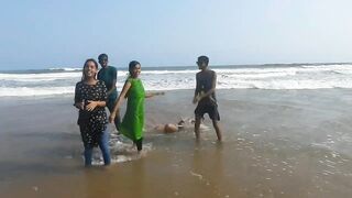 Sea beach masti || masti at sea beach || #dailyvlog