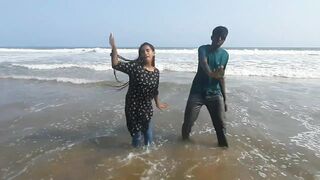 Sea beach masti || masti at sea beach || #dailyvlog